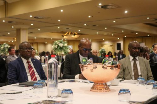 Minister of DHET with DDG for TVET Brunch and HRDC Official