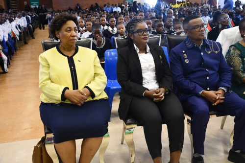 Minister of Defence and Military Veterans, Angie Motshekga; Minister of Higher Education and Training, Dr Nobuhle Nkabane.