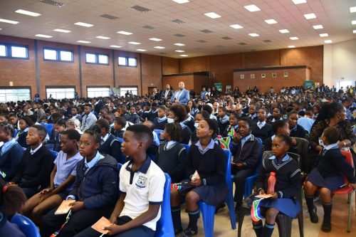 Tjhebelopele Primary School learners.
