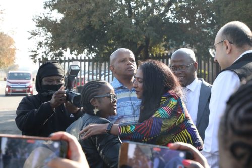 Acting CEO of NSF Melissa Erra welcomes Dr Nobuhle Nkabane 