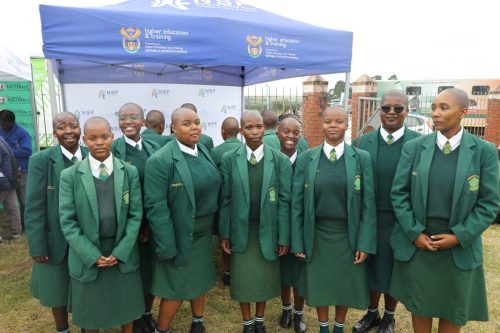 Xolilizwe Senior Secondary School awaiting to hear NSF exhibitors. 
