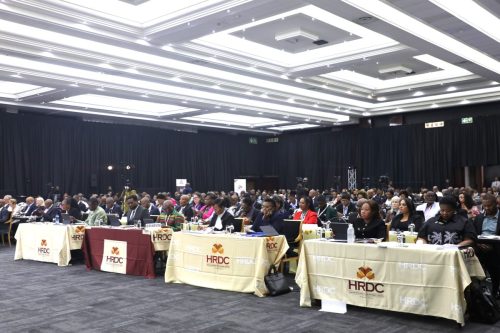 Delegates from various organisations gather for discussions 