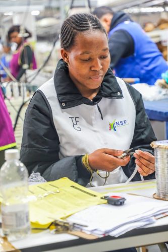 NSF funded Manufacturing learnership beneficiary