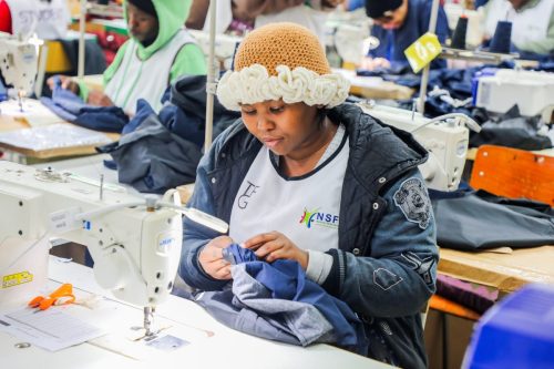 NSF funded Manufacturing learnership beneficiary