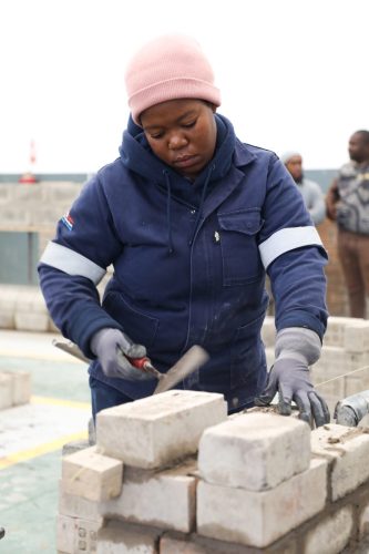 NSF funded brick laying beneficiary