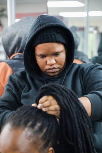 NSF funded hairdressing beneficiary