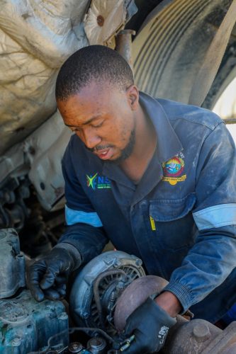 NSF funded Diesel Mechanic beneficiary