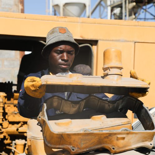 NSF funded Diesel Mechanic beneficiary