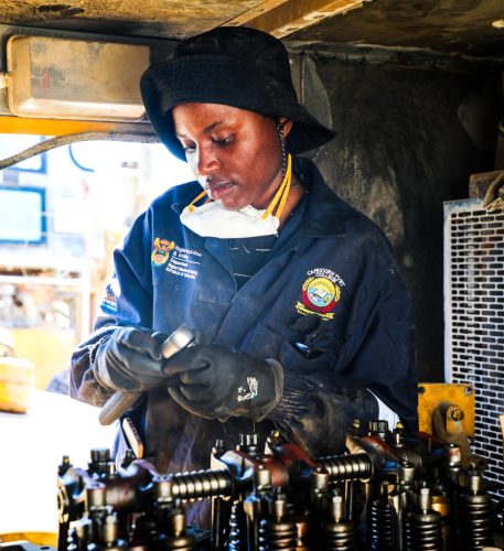 NSF funded Diesel Mechanic beneficiary