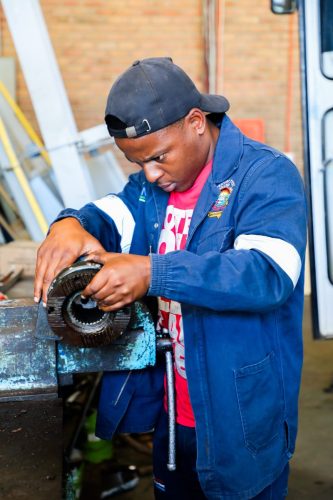 NSF funded Diesel Mechanic beneficiary