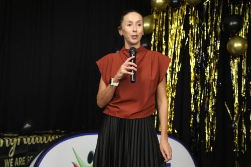 Head of Manufacturing, speaking at the graduation ceremony 
