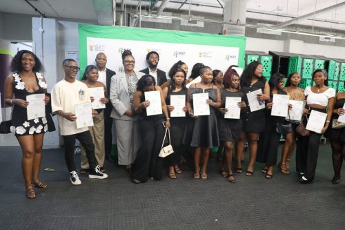NSF-funded beneficiaries at the Durban graduation ceremony 