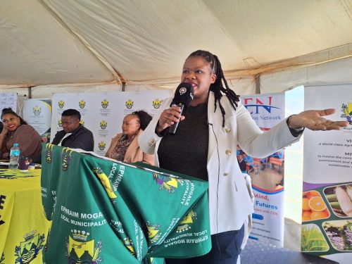 Deputy Minister in the Presidency, Nonceba Mhlauli.