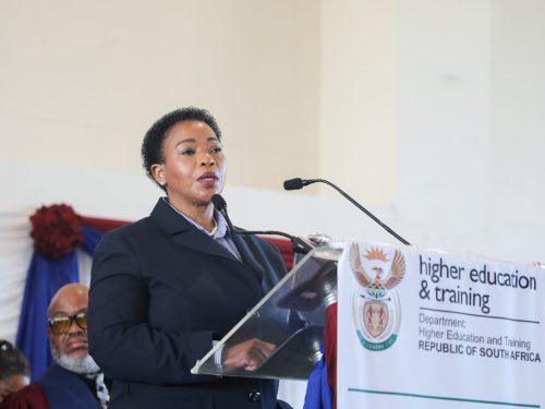 Deputy Minister of Higher Education and Training, Dr Nomusa Dube-Ncube 