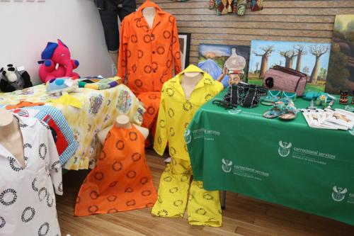 Garments and accessories production made by NSF beneficiaries, 2022