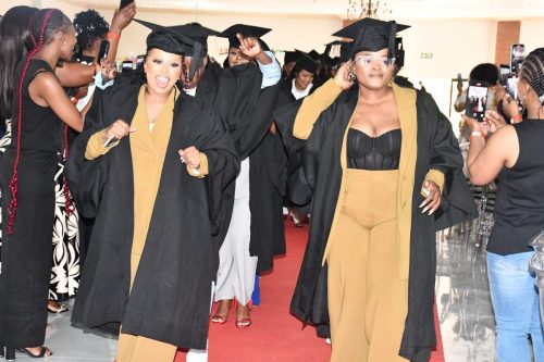 Graduates grand entrance