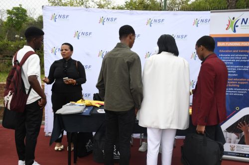 NSF official engaging students