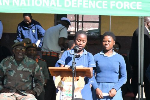 Learners at the Department of Defence Career Expo in Ixopo.