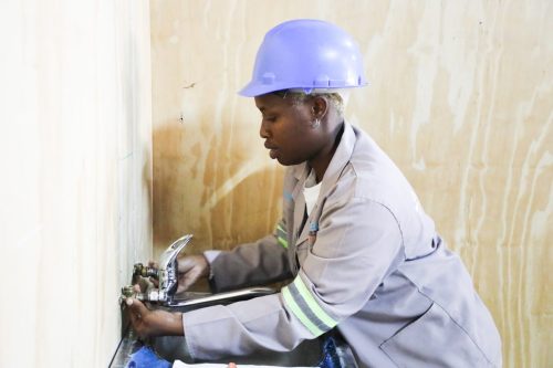NSF beneficiary, Plumbing Apprentice.