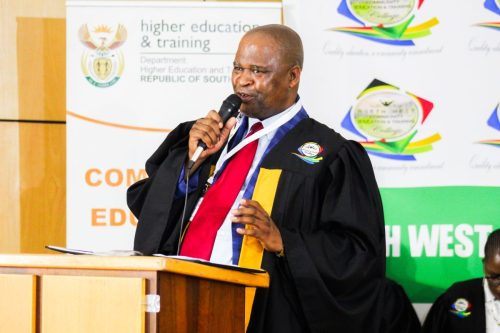 The Principal of Northwest CET Colleges, Mr M.D Mohlamonyane