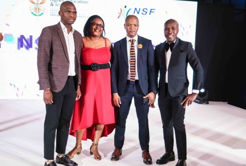 NSF officials photographed after the NSF’s media launch