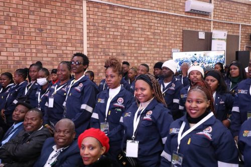 The newly qualified artisans from South West Gauteng TVET college.