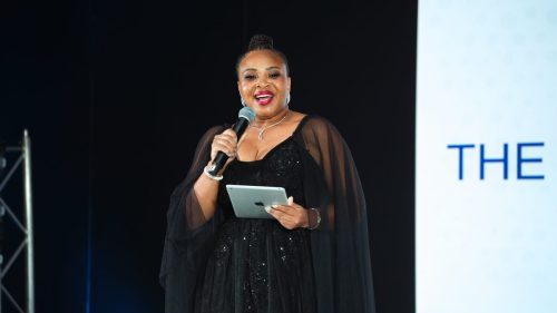 Media Personality, Hulisani Ravele at the NSF’s media launch