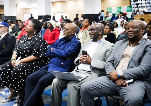 Deputy Minister Gondwe with DHET and NSF officials