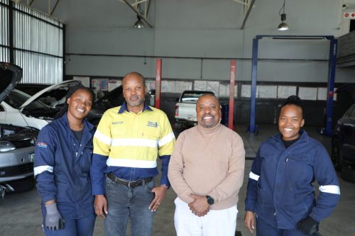 ORBIT TVET College, Motor Mechanic, Work Integrated Learning students.