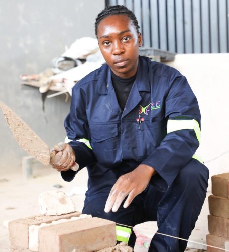 NSF beneficiary, Bricklaying Artisan