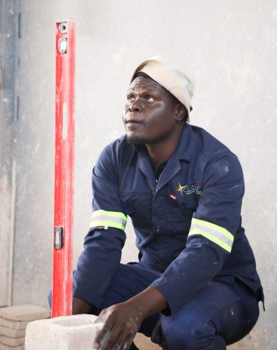 NSF beneficiary, Bricklaying Artisan