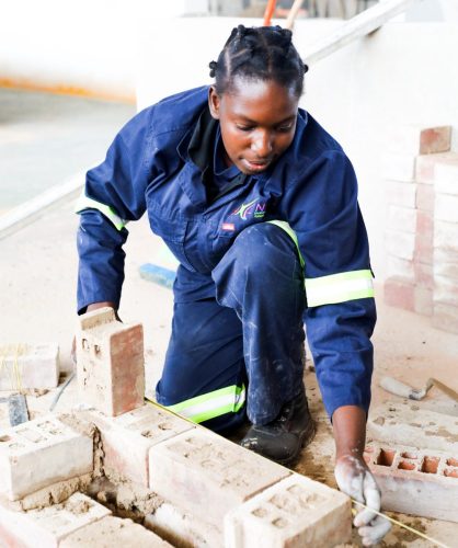 NSF beneficiary, Bricklaying Artisan